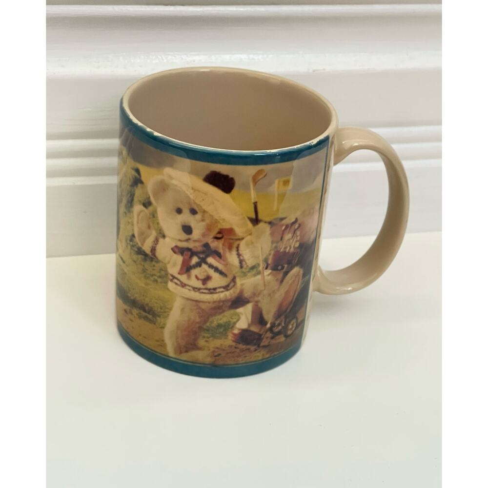 Boyds Collection Coffee Mug Golfing Bear 1995